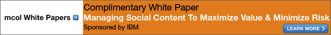 White Paper: Managing Social Content-to maximize value and minimize risk Sponsored by IBM